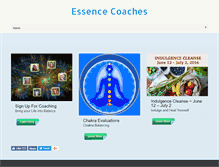 Tablet Screenshot of essencecoaches.com